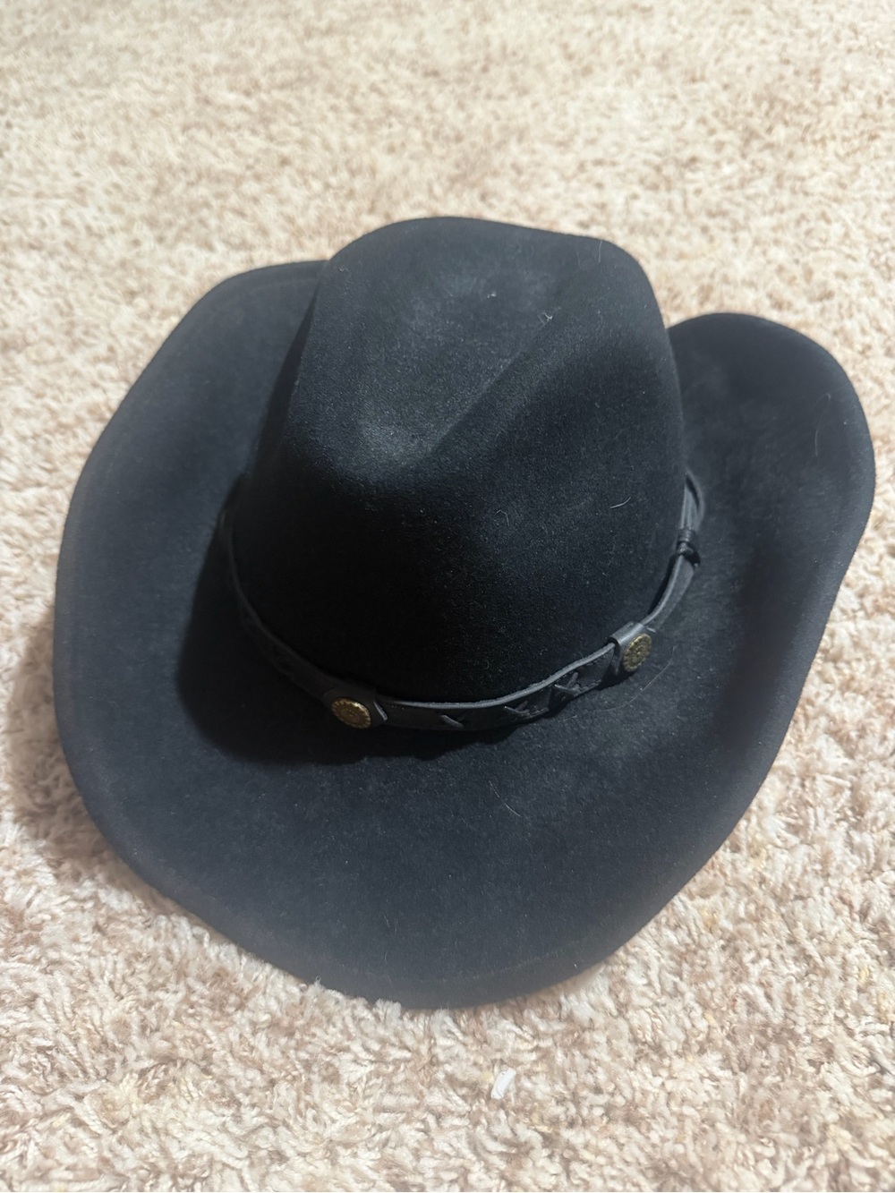 Black Cowboy Hat - Classic Western Style
